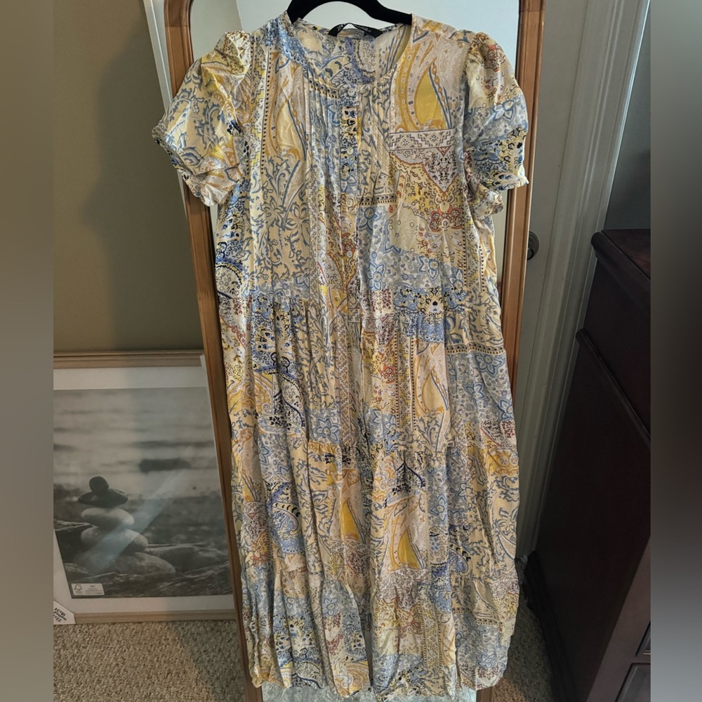 zara midi dress